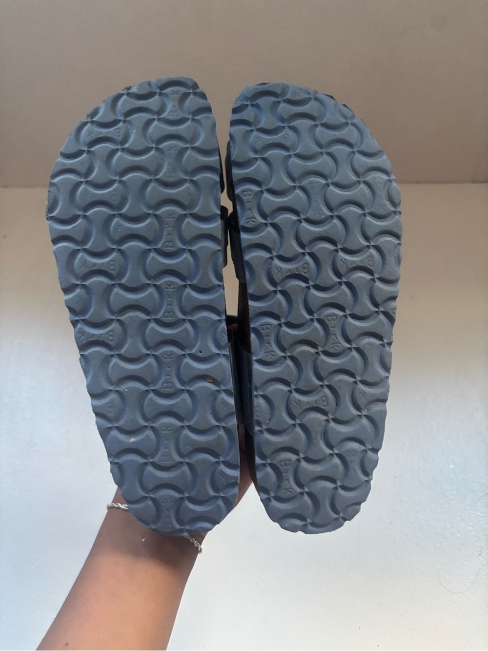 Birkenstock Women’s Franca Leather Sandals - Dusty Blue 38 L7 - Picture 7 of 8